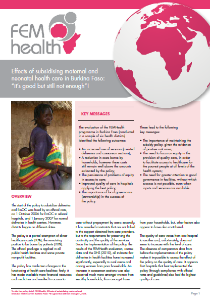 FEMHealth brief