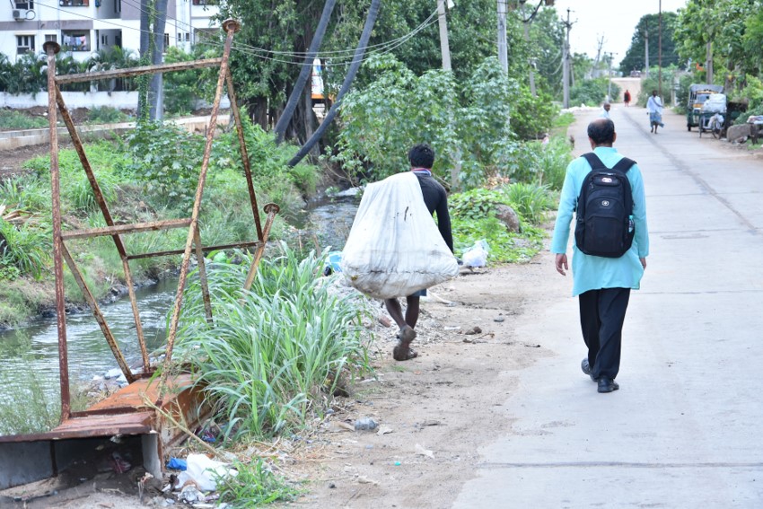 Kishore and Prasanna walk the road together