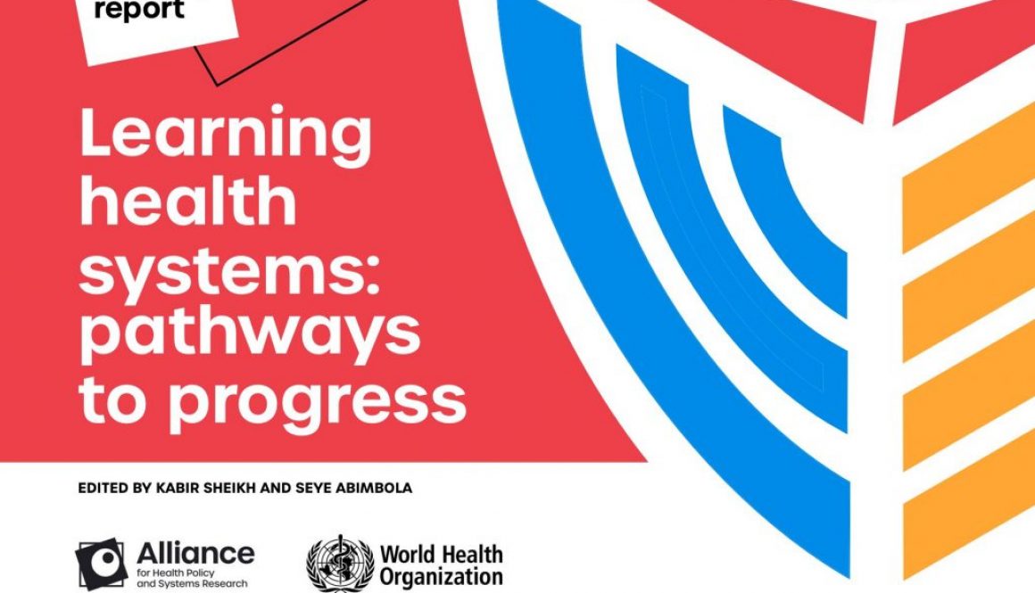 Launch of the Alliance flagship report on learning health systems