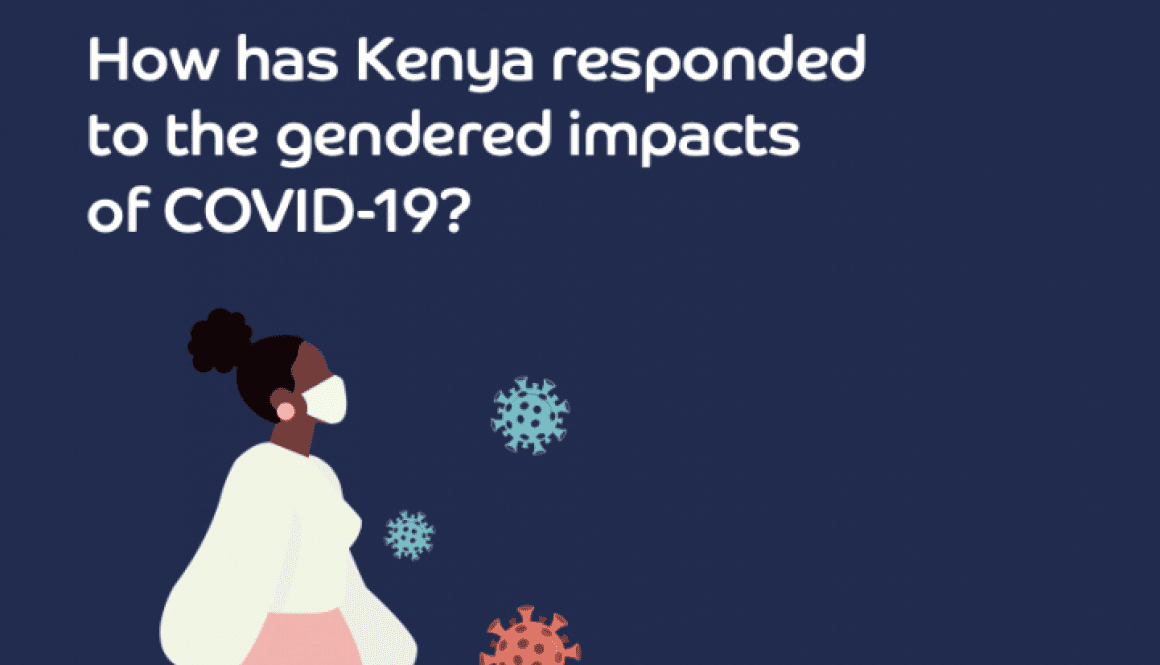 How has Kenya responded to the gendered impacts of COVID-19?